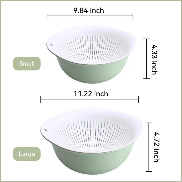 Colander Bowl Set of 2 (2 Count)
