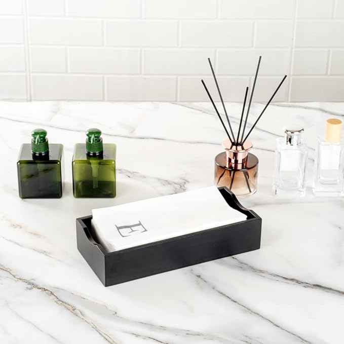 Luxenap 15.8 X 7.9 Inch Linen-Feel Guest Towels, 2000 Lettered Hand Towels - Silver Letter 'E', Sans Serif Font, White Paper Dinner Napkins, airlaid, For Restrooms And Tables - Restaurantware
