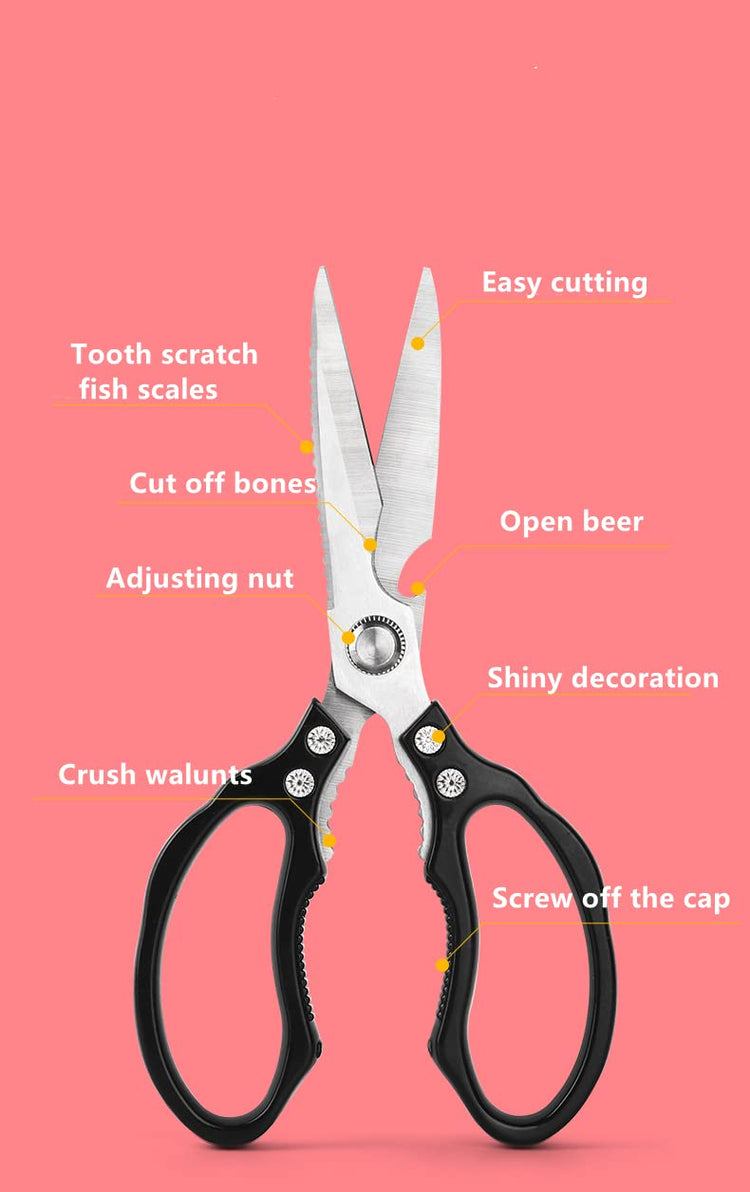 Heavy Duty Sharp Kitchen Scissors