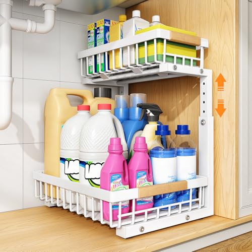 Under Sink Organizer (Large-1-Pack / White)