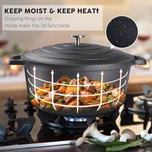 Large Dutch Oven Pot with Lid
