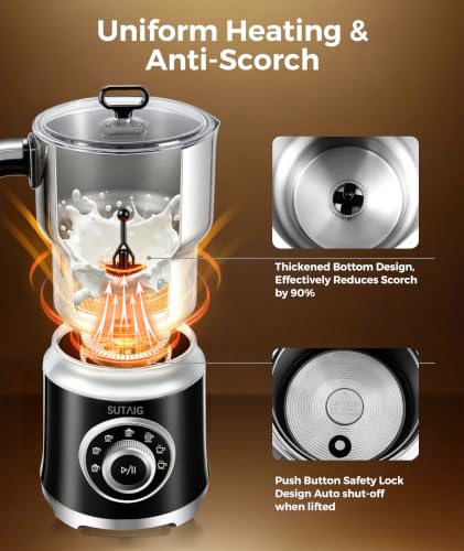 Milk Frother 27oz All (Black)