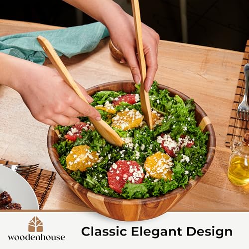 Wooden Salad Bowl (Round / 1 Piece)