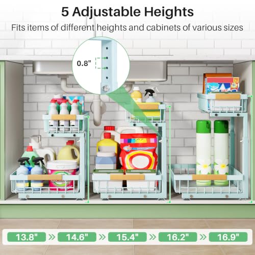 Under Sink Organizer (Blue / 1 Pack)
