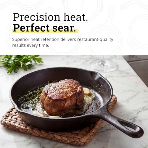 Pre Seasoned Cast Iron Skillet (Skillet / 6.5-inch)