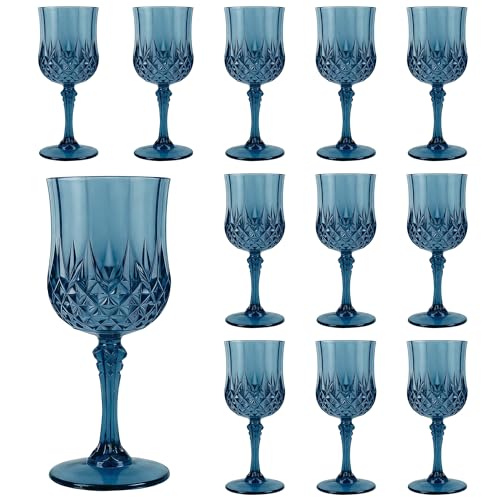 12Pack Plastic Wine Glasses (12 Count)