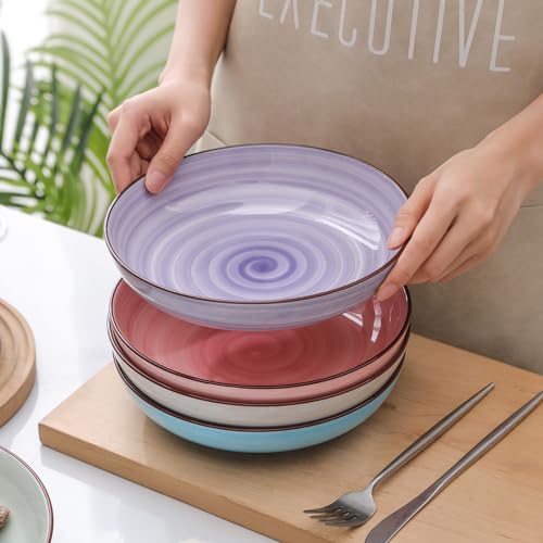 Ceramic 16 Pieces Dinnerware Set (Gradient Color / 16 Pieces)