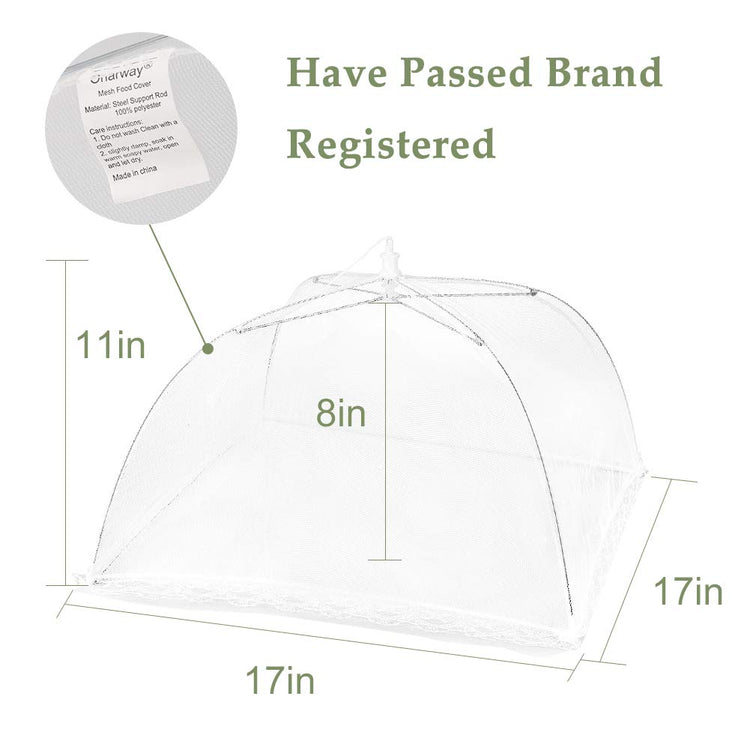 6 Pack Food Covers 17 Inch Pop (6 Count)