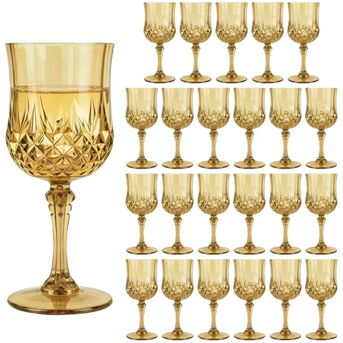 24Pack Plastic Wine Glasses (24 Count)