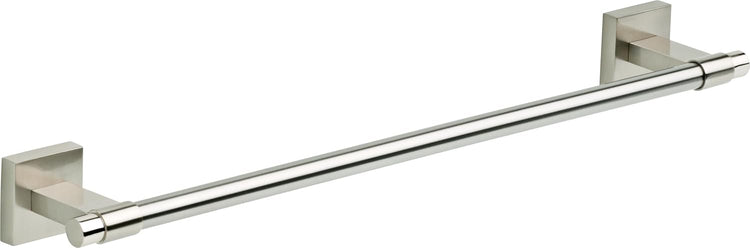 Franklin Brass Maxted (1-Pack) 18" Towel Rack for Bathroom, Satin Nickel Towel Bar for Bathroom Wall Kitchen Towel Holder Rod Wall Mounted Bathroom Accessories MAX18-SN