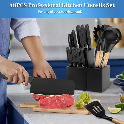 Kitchen Knife Set (Black)