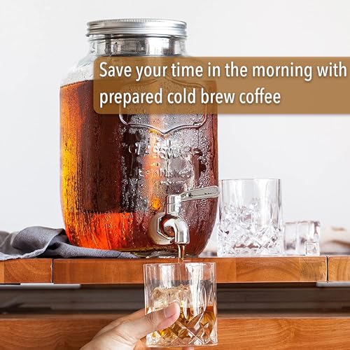 BTaT 1 Gallon Cold Brew Coffee Maker (Gold)