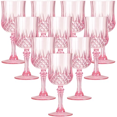Plastic Wine Glasses (10 Count)