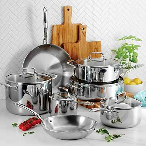 Boston Tri Ply Clad Stainless Steel 12 (Cookware Set / 12-Piece)