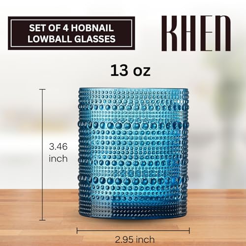 Plastic Hobnail Drinking Glasses Set of 6 Neutral Tones Cups 10oz