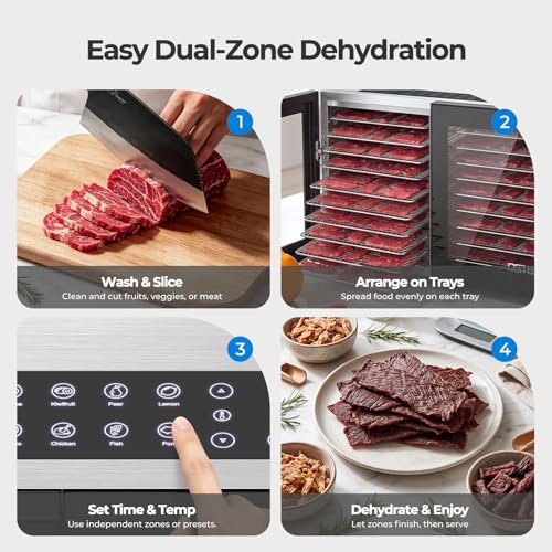 Food Dehydrator with 20 Trays