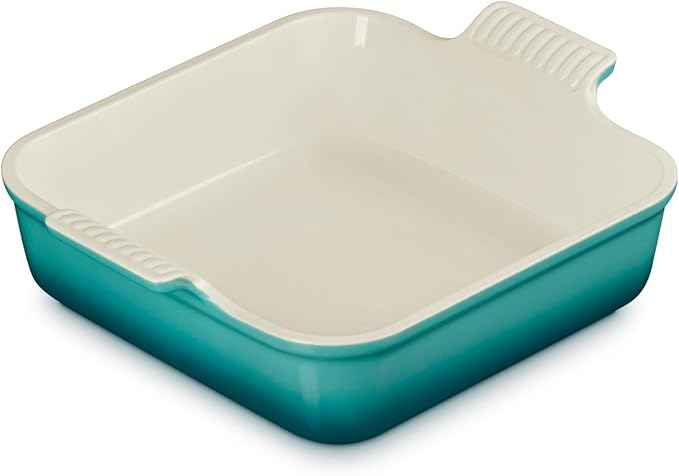 Le Creuset Stoneware Heritage Square Dish, 3 qt. (9"), Riviera