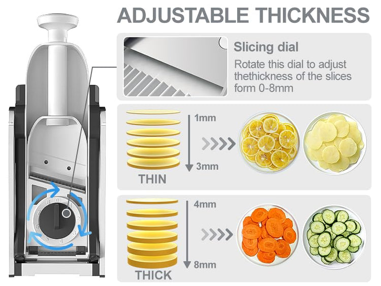 Safe Mandoline Slicer for Kitchen