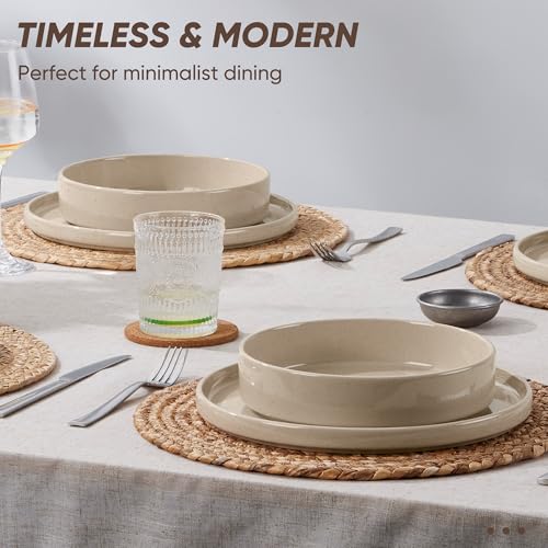 Dinnerware Sets with Pasta Bowls (24 Count)