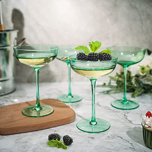 Green Colored Martini