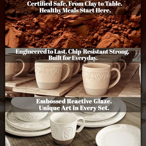 Plates And Bowls Sets (Multiple Patterns (16 Pieces) (White))