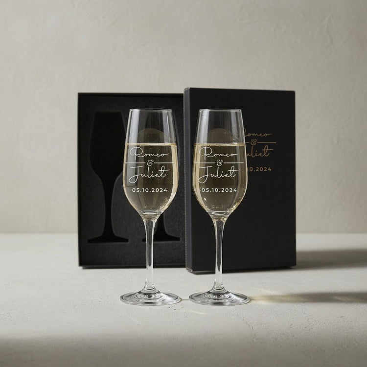 Personalized Champagne Flutes (2 Count)