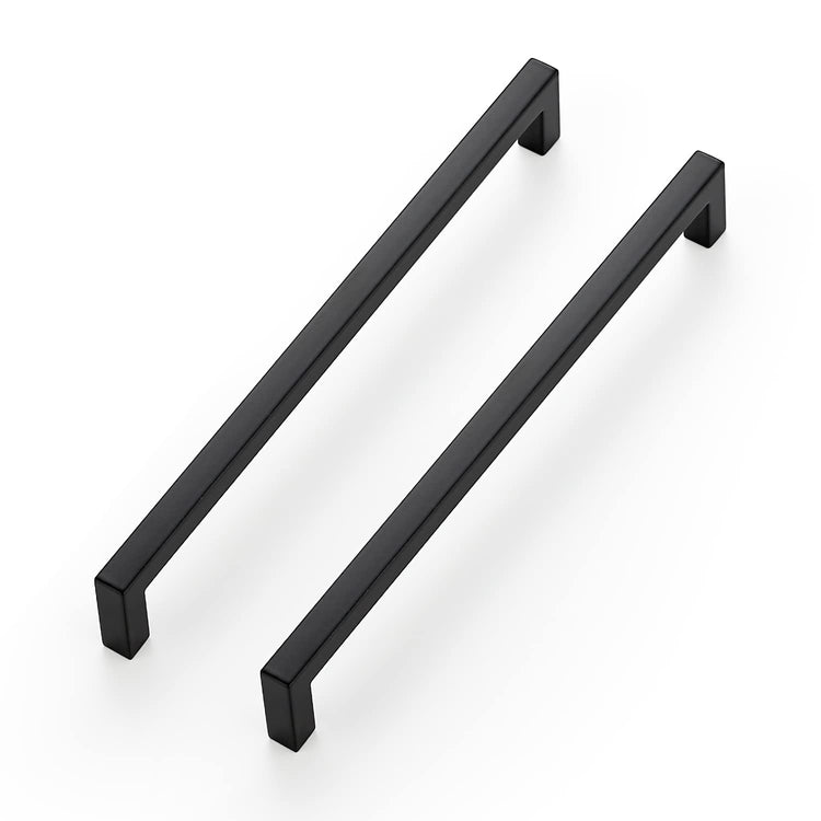 Matte Black Cabinet Handles Solid Cabinet Pulls 7 (20 Count)