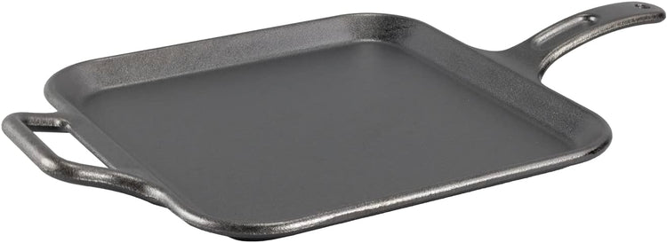 Lodge BOLD 12 Inch Seasoned Cast Iron Square Griddle, Design-Forward Cookware - Nestoria
