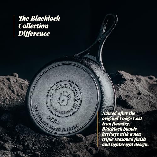 Blacklock 7 Inch Lightweight Cast Iron Skillet (7" (Pack of 1))