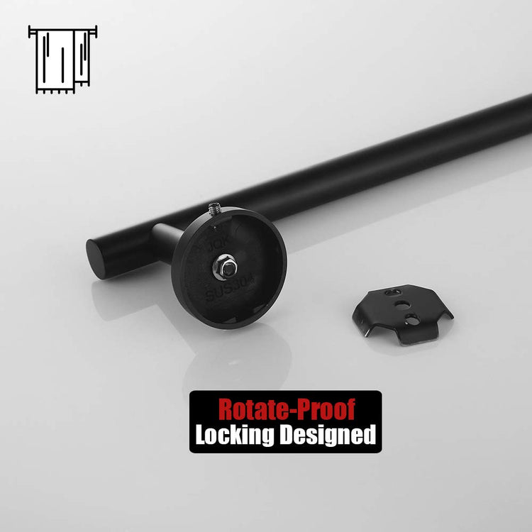 Black Towel Bar