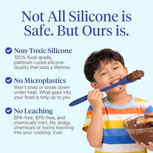 5 Piece Silicone Kitchen Utensils Set (Royal Blue / 5 - Piece Set)