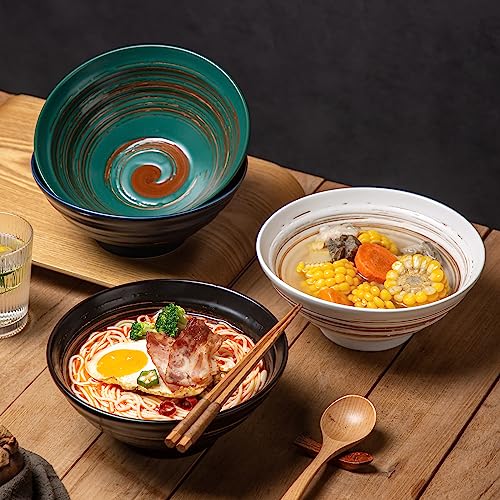 Ramen Bowl Set (Multicolor - Set of 4)