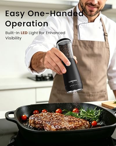 Electric Salt and Pepper Grinder Set