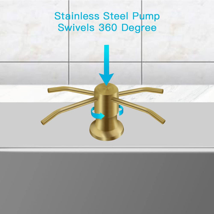 Dish Soap Dispenser for Kitchen Sink