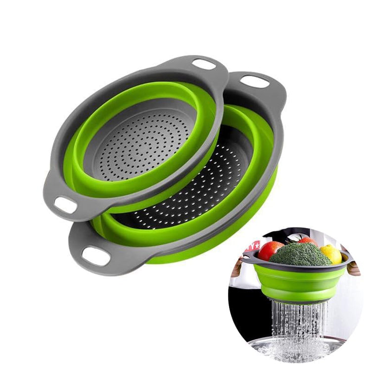 2 Pack Collapsible Colander Set (2 Count)