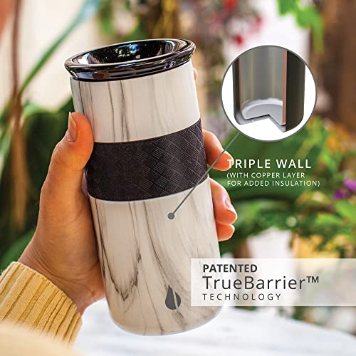 Artisan 16oz Triple (16 Ounces / White Marble)