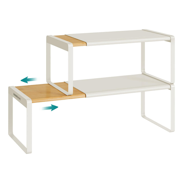 Spice Rack Expandable Cupboard Shelf Orgnizer (2 Count)