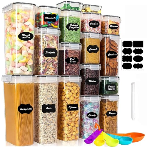 18 Pack Airtight Food Storage Containers with Lids (18 pcs(28.28L))
