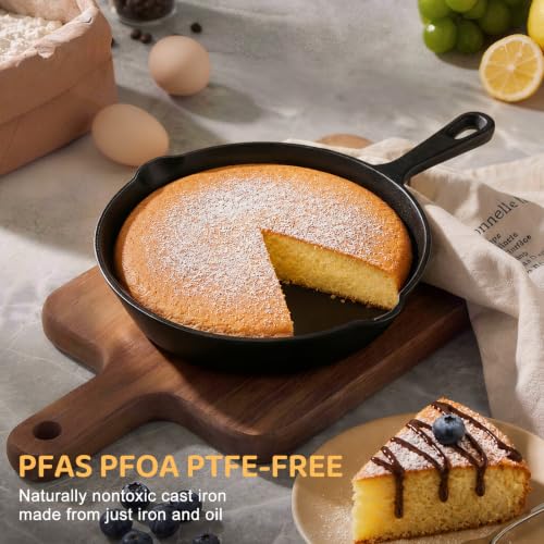 Cast Iron Skillet 8 Inch (8 Inch)