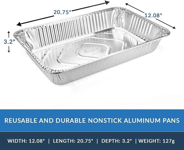 Aluminum Pans Full Size (100 Count)