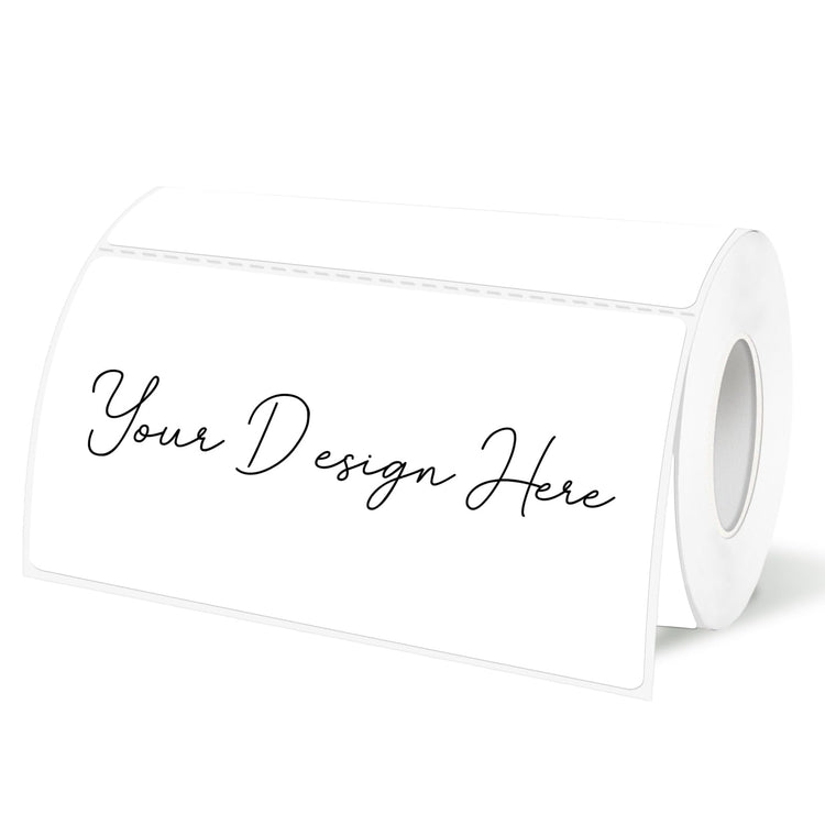 White Thermal Labels 2x4 Inch