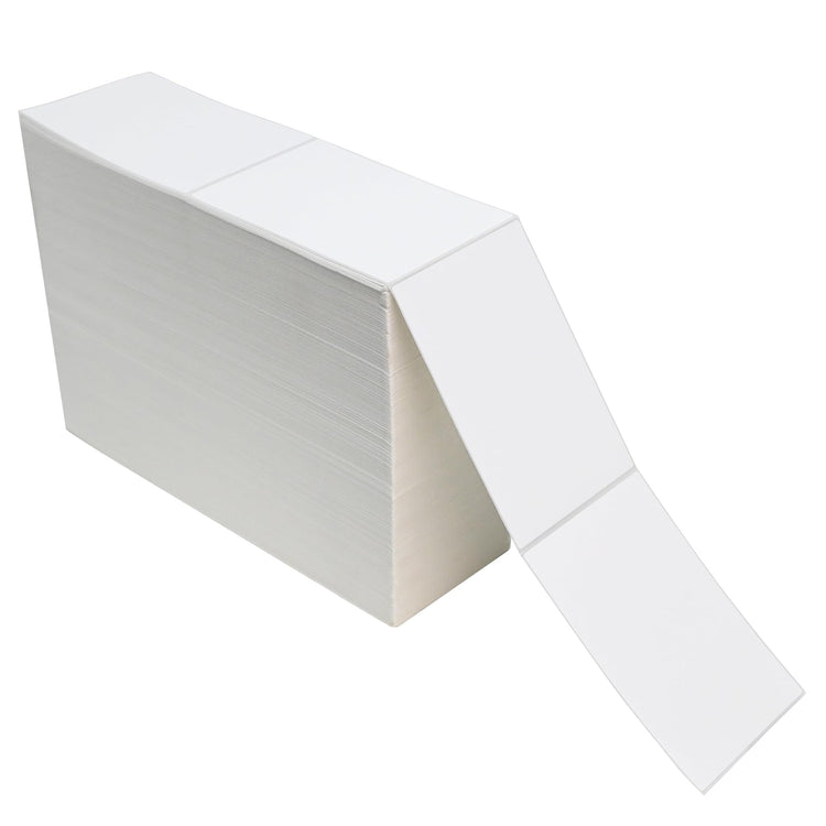 4000 Thermal Shipping Labels 4”x 6”in Fanfold (4000 Count)