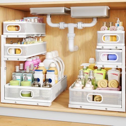 Under Sink Organizer (2-Pack / White)