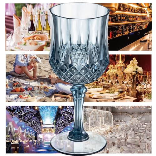 7OZ Plastic Wine Glasses (24 Count)