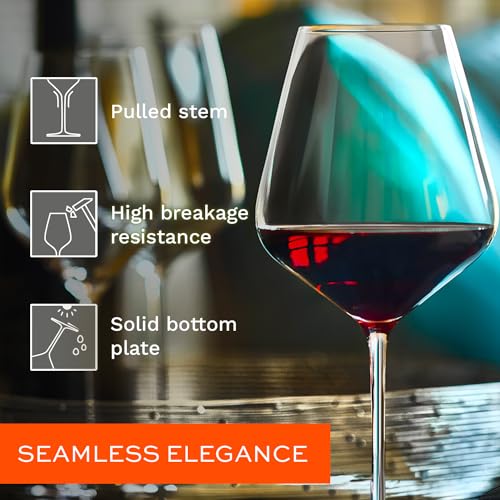 Burgundy Glasses Starlight Set of 6 (6 Count)