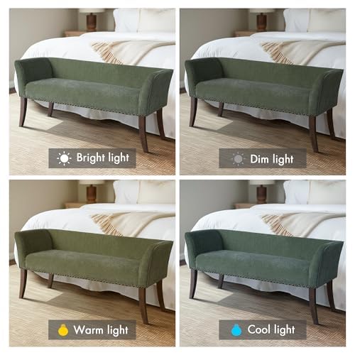 Accent Bench Plush Upholstered
