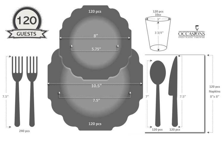 OCCASIONS " 960 Piece set