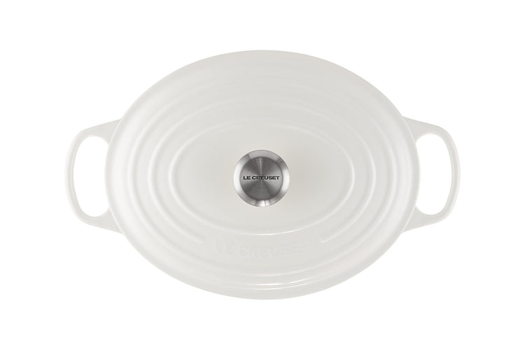 Enameled Cast Iron Oval Dutch Oven