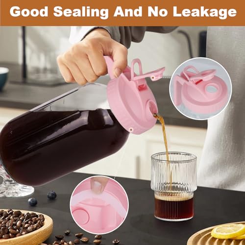 Cold Brew Coffee Maker (Pink / 64 Ounces)