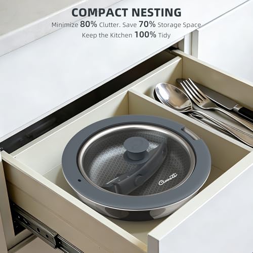 Hybrid Non Stick Frying Pans Set 4